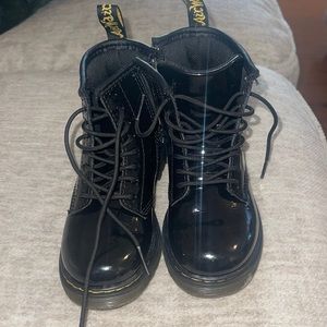 Dr. Marten combat boots, size 10, black